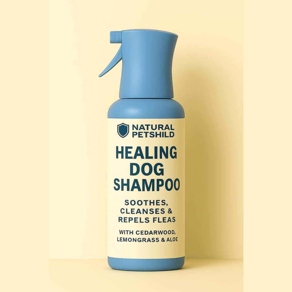 Healing Dog Shampoo – Soothes, Cleanses & Repels Fleas
