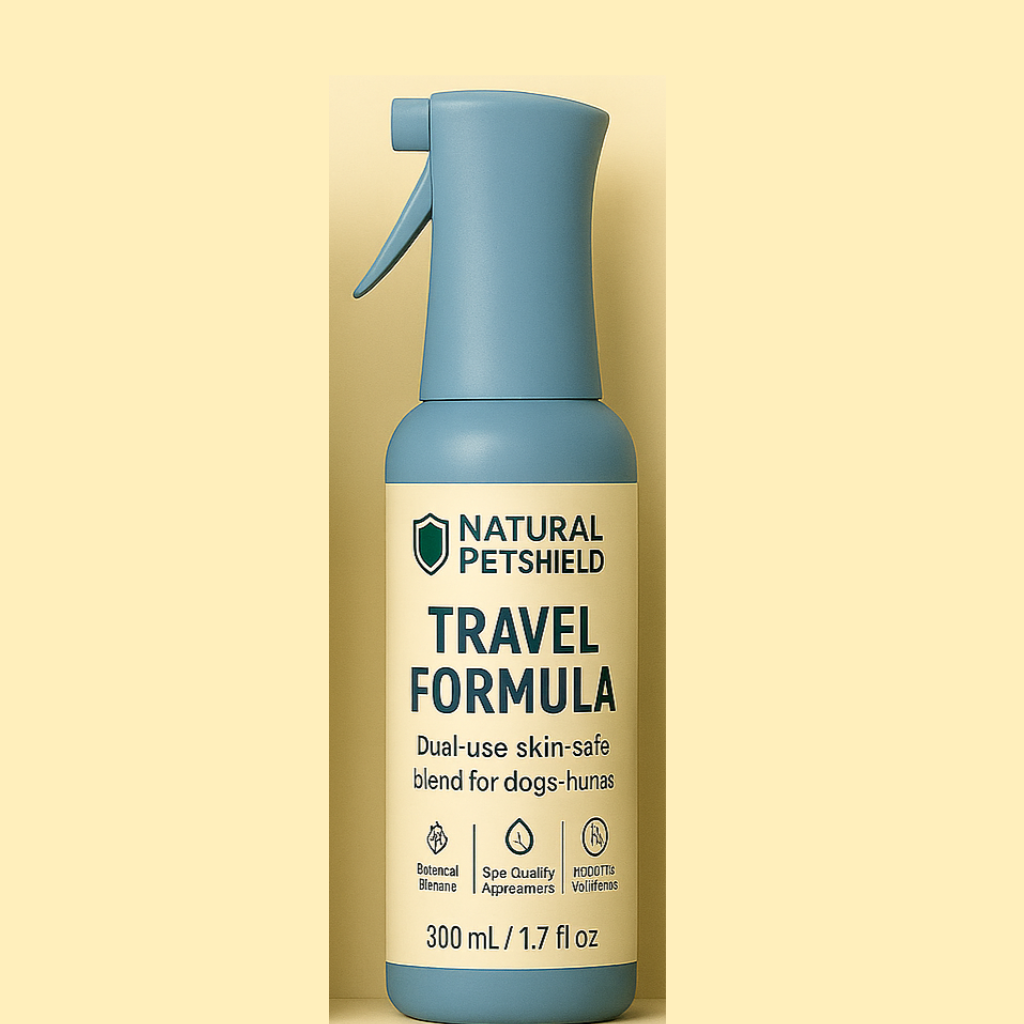 {Free} Travel Shield – Pocket-Size Repellent for Dogs & Humans